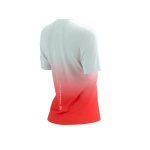 Koszulka damska Compressport PERFORMANCE SS T-SHIRT Fluo Red/White
