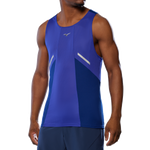 Koszulka do biegania MIZUNO DryAeroFlow Tank Reflex Blue
