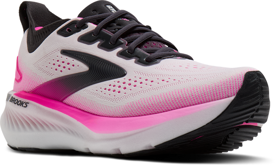 Buty do biegania damskie Brooks GLYCERIN GTS 23 White/Phantom/ Cyber Pink