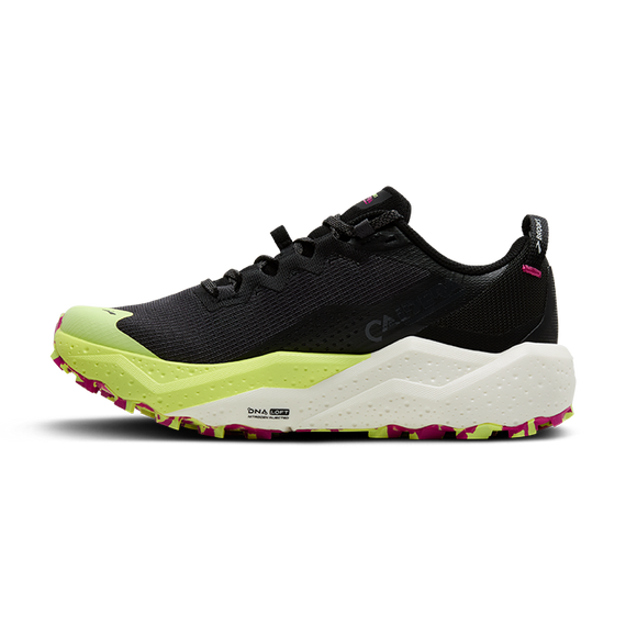 Buty do biegania trailowe damskie Brooks CALDERA 8 Grey/Black/Lime