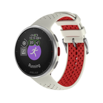 Zegarek z GPS POLAR PACER PRO Snow White (biało-czerwony)