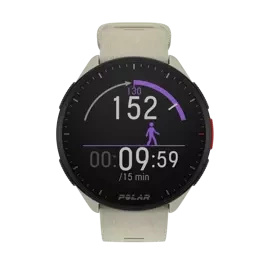 Zegarek multisportowy z GPS POLAR PACER Cloud White (kremowy)