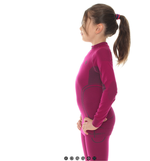 Koszulka termoaktywna dziewczęca Brubeck THERMO LS11450 Fioletowa