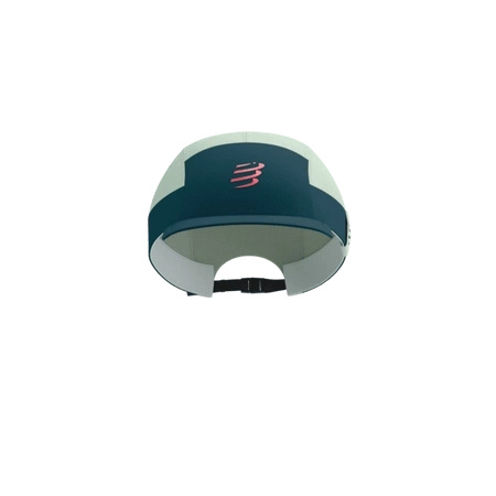Czapka do biegania COMPRESSPORT 5 PANEL LIGHT CAP Stargazer/Aqua