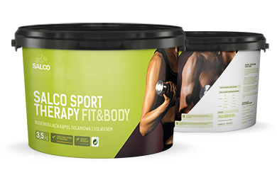 Regenerująca kąpiel solankowa z kolagenem SALCO SPORT THERAPY FIT&BODY -3 kg