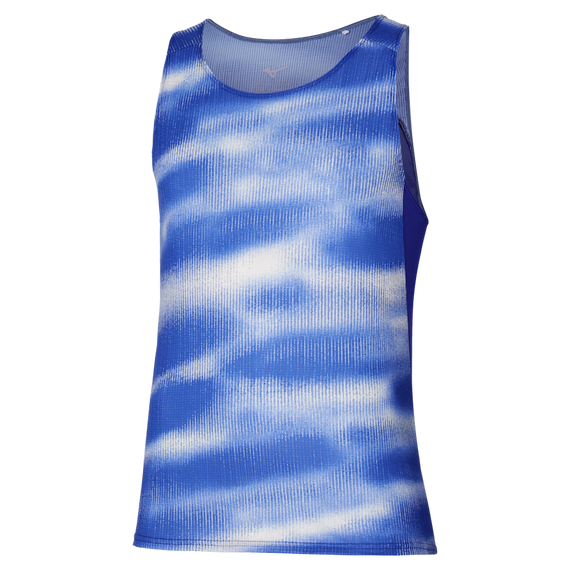 Koszulka do biegania MIZUNO DryAeroFlow Graphic Tank White