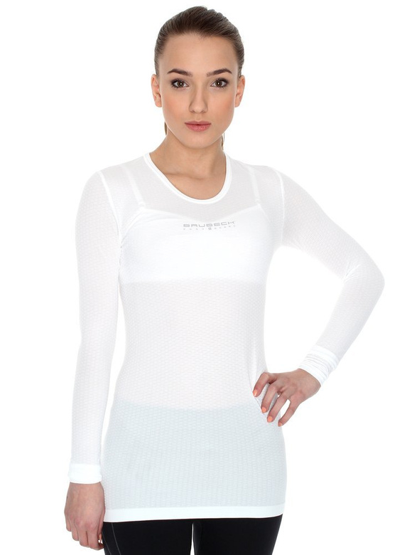 Koszulka termoaktywna unisex typu base layer z długim rękawem Brubeck  LS10850