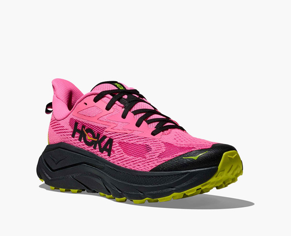 Buty do biegania damskie HOKA Challenger 8 Neon Rose/Black