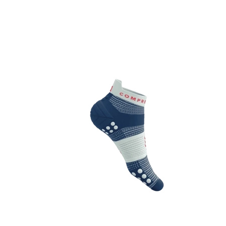 Skarpety COMPRESSPORT ProRacing Socks V4 RUN LOW Blues/Sugar
