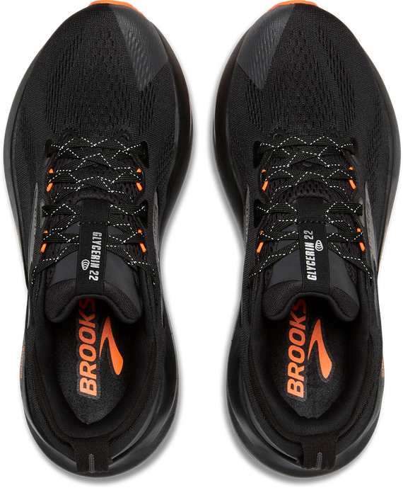 Buty do biegania damskie Brooks GLYCERIN 22 VISIBLE PACK Black/Orange