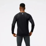 Koszulka do biegania New Balance TOP ACCELERATE PACER LONG SLEEVE - MT31242BK
