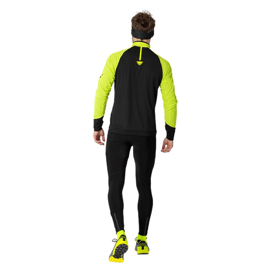Koszulka/bluza do biegania DYNAFIT Alpine Longsleeve 1/2 Zip Tee M Ultra Yellow