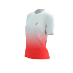 Koszulka damska Compressport PERFORMANCE SS T-SHIRT Fluo Red/White