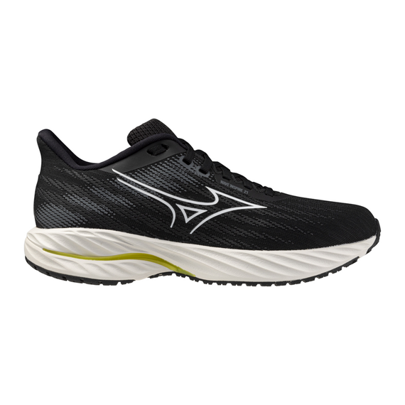 Buty do biegania damskie Mizuno WAVE INSPIRE 21 Black/White/Vibrant Yellow