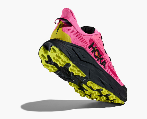 Buty do biegania damskie HOKA Challenger 8 Neon Rose/Black