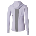 Damska ocieplana bluza do biegania MIZUNO Active Warmalite Hooded Long Sleeve Top Icelandic Blue