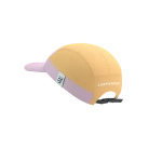 Czapka do biegania COMPRESSPORT 5 PANEL LIGHT CAP Buff Orange/Roseate