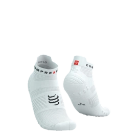 Skarpety COMPRESSPORT ProRacing Socks V4 RUN LOW White/Black