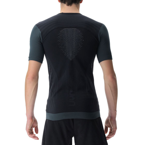 Koszulka UYN MAN RUNNING PB42 OW SHIRT SH_SL Black Beauty/Iron Gate