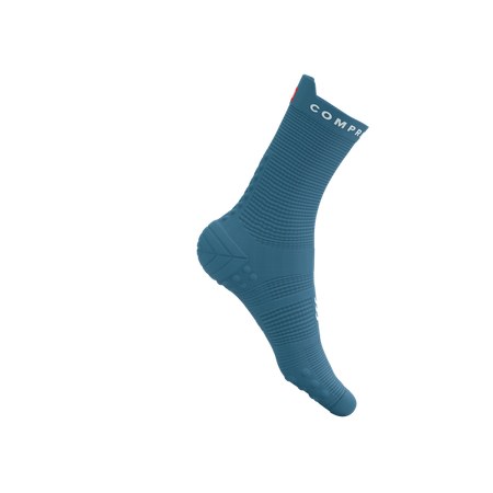 Skarpety COMPRESSPORT ProRacing Socks V4 Run High Niagara Blue/White