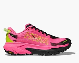 Buty do biegania damskie trailowe HOKA Mafate 5 Neon Rose/Black