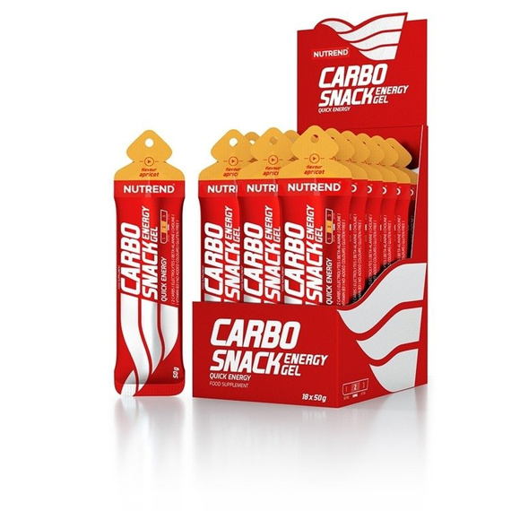 Żel energetyczny Nutrend CARBOSNACK 50 g. - Smak Morela