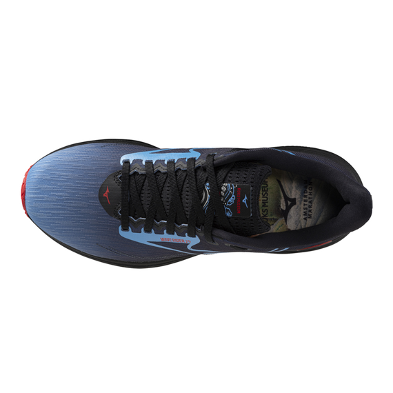 Buty do biegania Mizuno WAVE RIDER 29 AMSTERDAM Black/All Aboard/High Risk Red