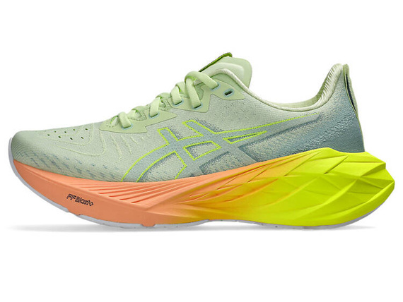 Buty do biegania damskie Asics NOVABLAST™ 4 W PARIS Cool Matcha/Safety Yellow