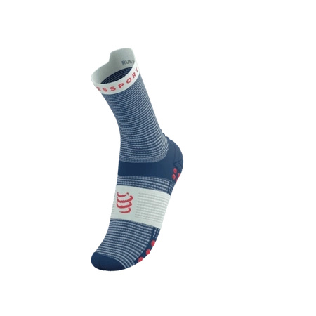 Skarpety COMPRESSPORT ProRacing Socks V4 Run High Blues/Sugar
