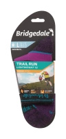 Skarpety damskie Bridgedale Trail Run Lightweight T2 Merino Sport 3/4 Crew Charcoal/Purple