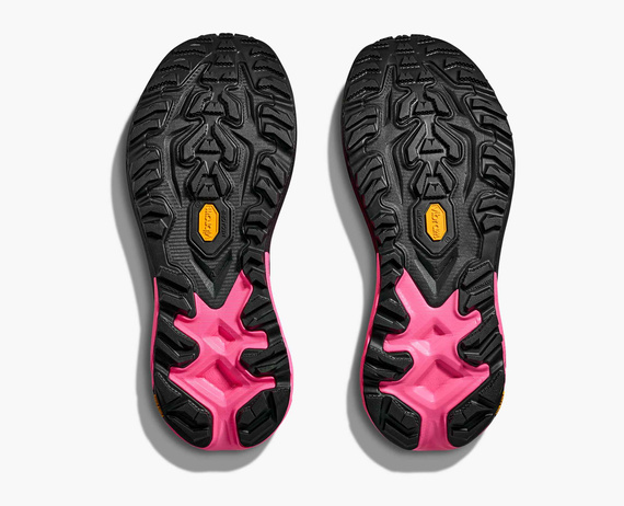 Buty do biegania damskie trailowe HOKA Mafate 5 Neon Rose/Black