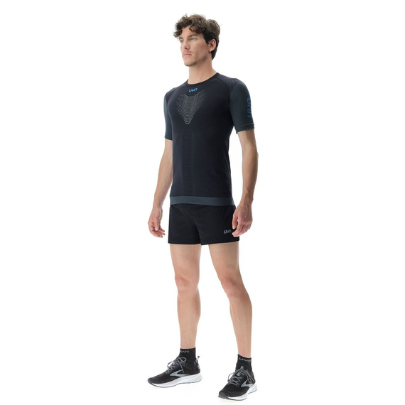 Koszulka UYN MAN RUNNING PB42 OW SHIRT SH_SL Black Beauty/Iron Gate