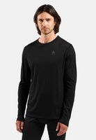 Koszulka termoaktywna z długim rękawem męska ODLO Merino 160 BL Top Crew Neck l/s czarna