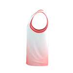 Koszulka do biegania Compressport PERFORMANCE SINGLET Fluo Red/White