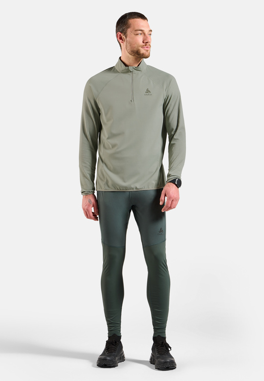 Bluza techniczna męska ODLO Zeroweight Warm Mid Layer 1/2 Zip
