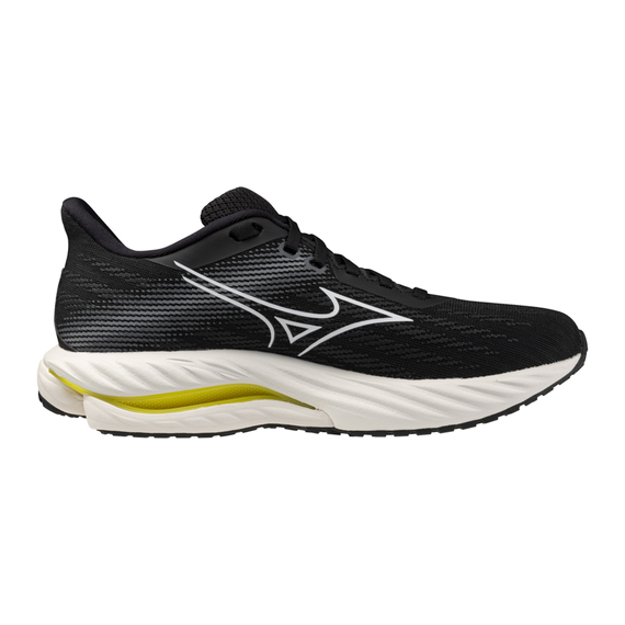 Buty do biegania damskie Mizuno WAVE INSPIRE 21 Black/White/Vibrant Yellow