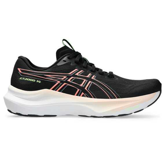 Buty do biegania damskie Asics GEL-GT-2000™ 14 Black/Sun Coral