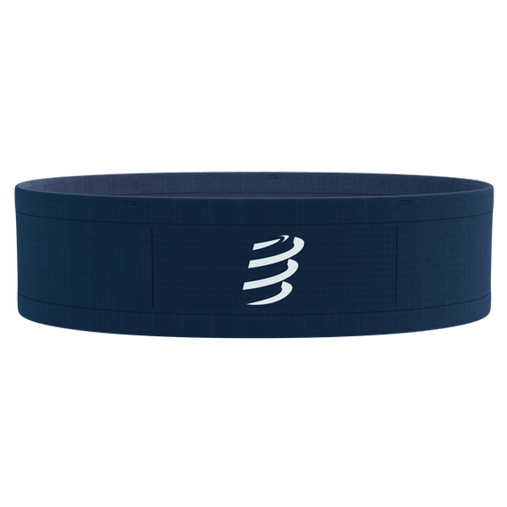 Pas na biodra z kieszeniami COMPRESSPORT Free Belt Blues/Indigo