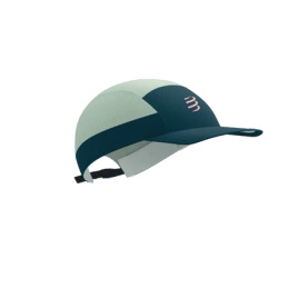 Czapka do biegania COMPRESSPORT 5 PANEL LIGHT CAP Stargazer/Aqua