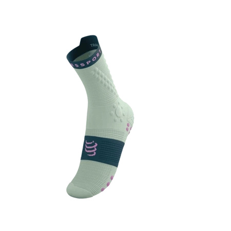 Skarpety COMPRESSPORT ProRacing Socks V4 TRAIL Aqua/Stargazer/Cyclamen