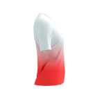 Koszulka damska Compressport PERFORMANCE SS T-SHIRT Fluo Red/White