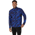 Kurtka do biegania Asics ROAD LITE-SHOW PACKABLE JACKET Performance Black/Dark Cobalt