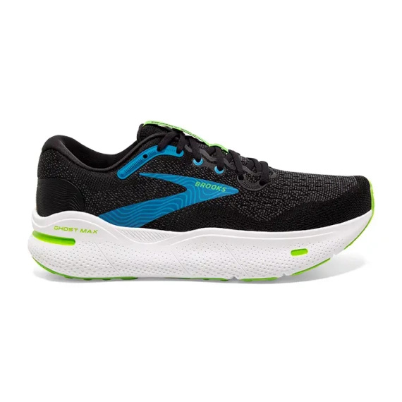 Buty do biegania Brooks GHOST MAX Black/Atomic Blue/Jasmine