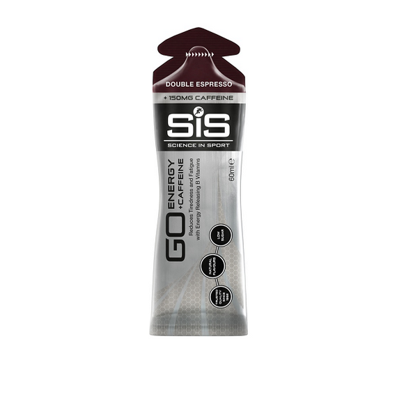 SIS GO Energy - żel z podwójną kofeiną - Podwójne Espresso & kofeina 60ml