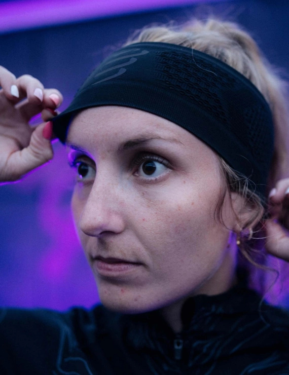 Opaska na głowę Compressport HeadBand On/Off AURORA
