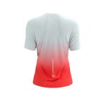 Koszulka damska Compressport PERFORMANCE SS T-SHIRT Fluo Red/White