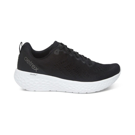 Buty ortopedyczne sportowe damskie AETREX DANIKA Black/White