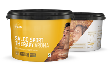Regenerująca kąpiel solankowa SALCO SPORT THERAPY AROMA Trawa cytrynowa -3 kg
