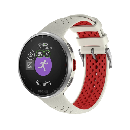 Zegarek z GPS POLAR PACER PRO Snow White (biało-czerwony)