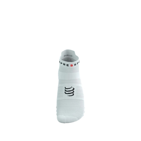 Skarpety COMPRESSPORT ProRacing Socks V4 RUN LOW White/Black